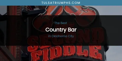 Oklahoma City's Best Country Bar